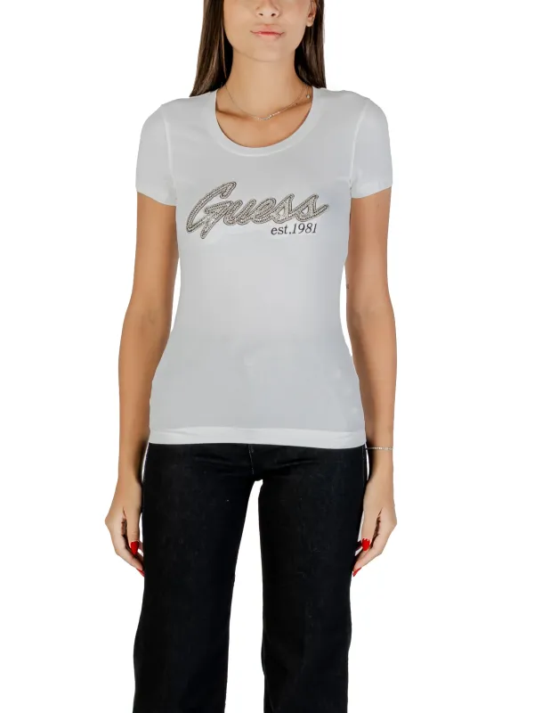 Guess Damen T-Shirt Weiß | online kaufen