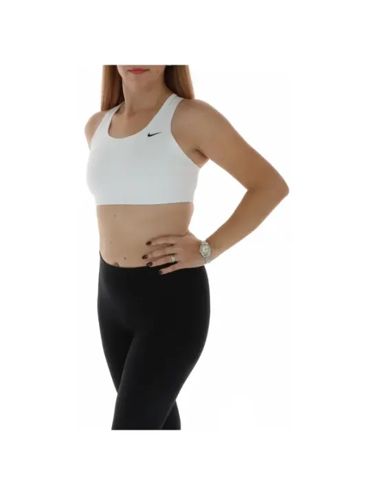 Weißer Nike Racerback Sport-BH