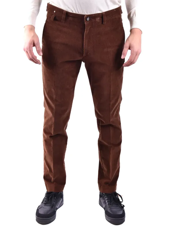 Paolo Pecora Herren Hose Braun | online kaufen