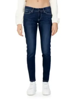 Dunkle blaue Pepe Jeans mit geradem Bein