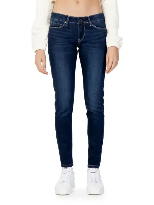 Dunkle blaue Pepe Jeans mit geradem Bein