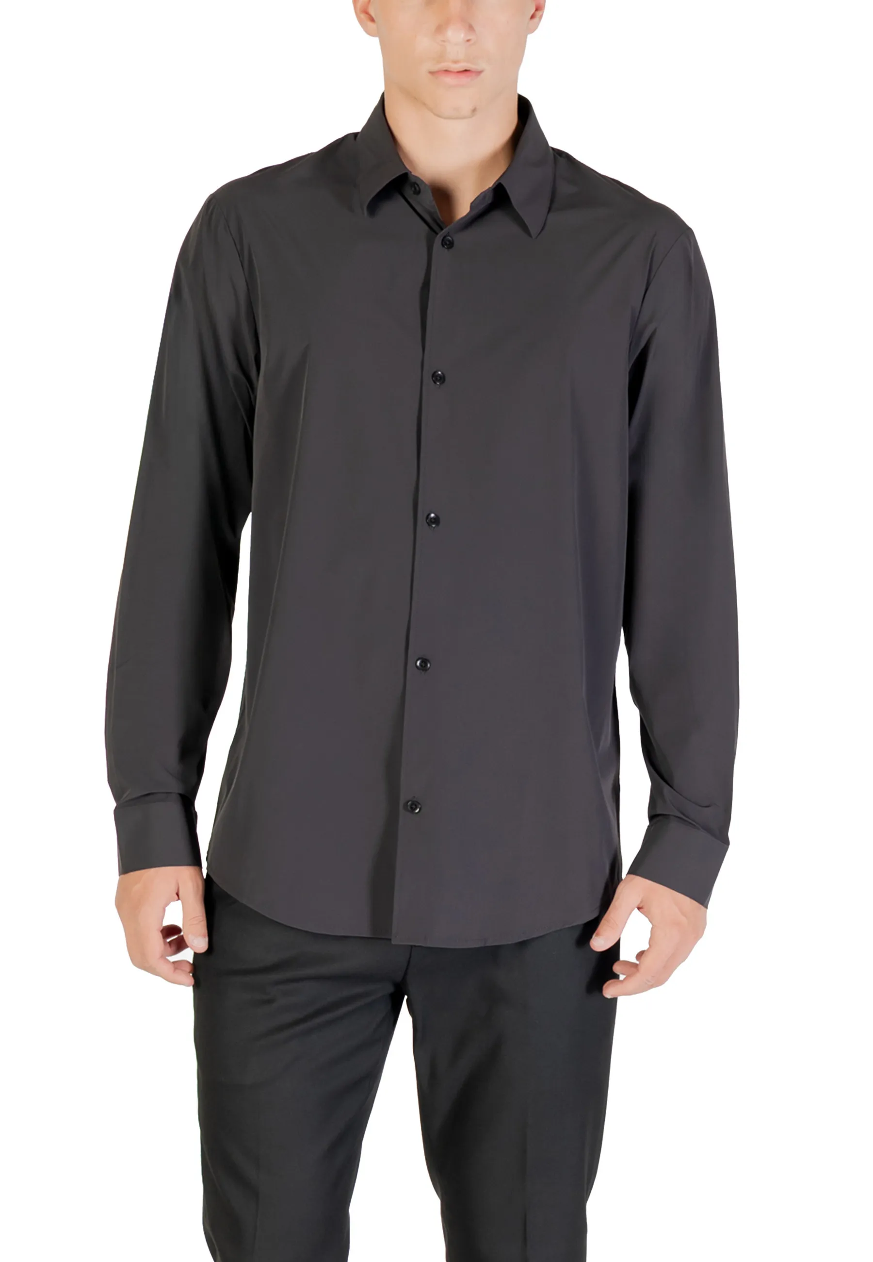 Herren Hemd Schwarz 489762