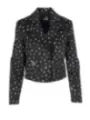 Schwarzer Moschino Blazer mit Muster