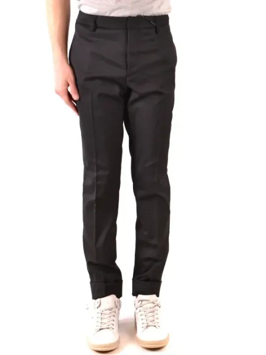 Paolo Pecora Herren Hose Schwarz | online kaufen