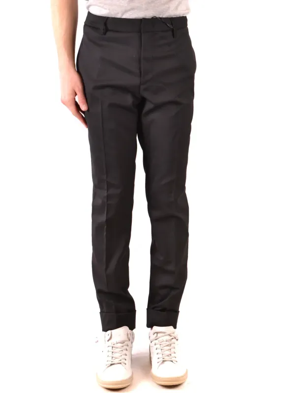 Paolo Pecora Herren Hose Schwarz | online kaufen