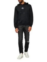 Calvin Klein Jeans Herren Fleece Schwarz | online kaufen