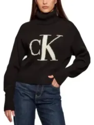 Calvin Klein Jeans Damen Pullover Schwarz | online kaufen