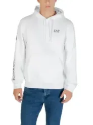 Ea7 Herren Fleece Weiß | online kaufen