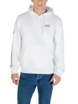 EA7 Herren Fleece Weiß mieten - Flex-Fashion Verleih Shop