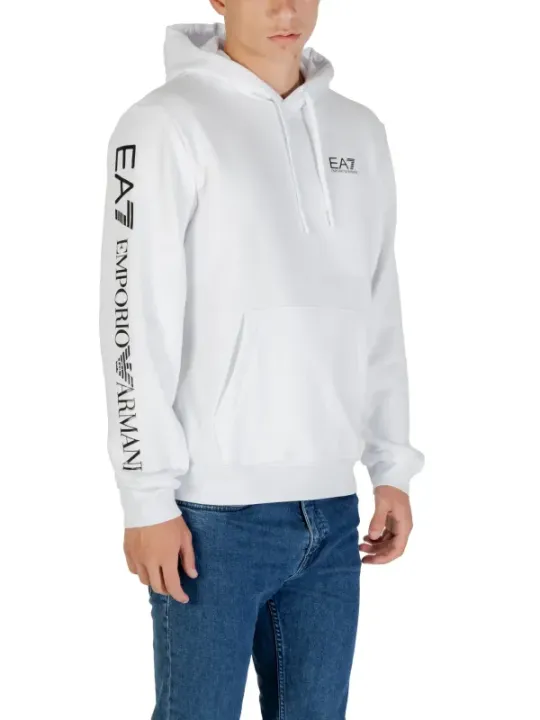 Ea7 Herren Fleece Weiß | online kaufen