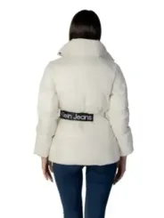 Weiße Calvin Klein Pufferjacke Damen