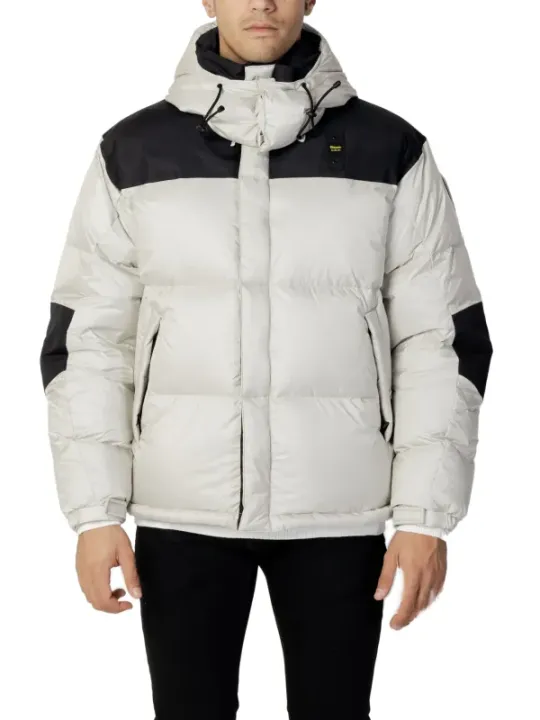 Blauer 333152 gesteppte Winterjacke Herren