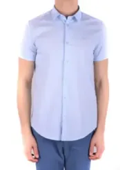 Armani Jeans Herren Hemd Azurblau | online kaufen