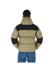 Leichte braune Blauer Pufferjacke