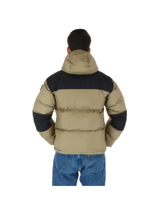 Leichte braune Blauer Pufferjacke