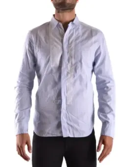 Neil Barrett Herrenhemd Azurblau leihen | Flex-Fashion