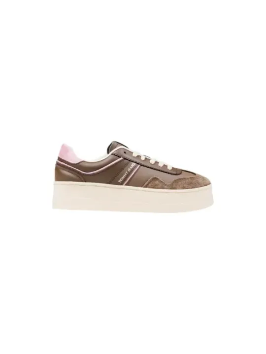 Tommy Hilfiger Jeans Damen Sneaker Braun | online kaufen