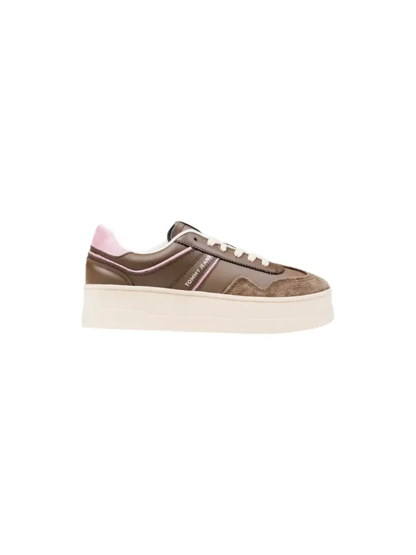 Tommy Hilfiger Jeans Damen Sneaker Braun | online kaufen