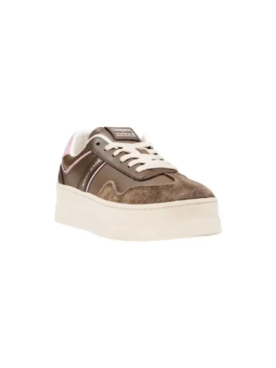 Tommy Hilfiger Jeans Damen Sneaker Braun | online kaufen