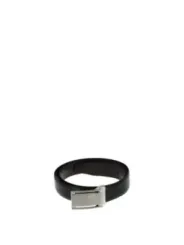 Schlanker Ungaro Ledergürtel mit silberner Schnalle