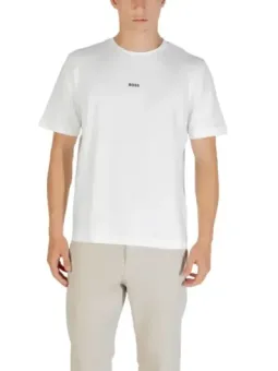 Boss Herren T-Shirt Weiß mieten - Flex-Fashion Verleih-Shop