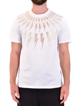 Neil Barrett Herren T-Shirt Weiß M mieten | Flex-Fashion