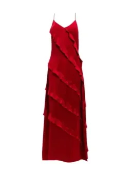 Twinset Damen Kleid Rot - Mieten bei Flex-Fashion Verleih
