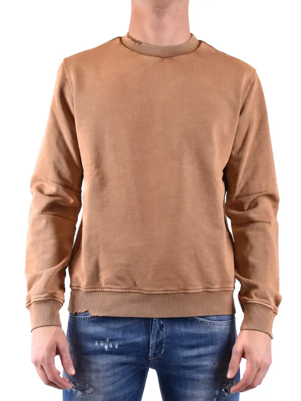 Paolo Pecora Herren Fleece Braun | online kaufen