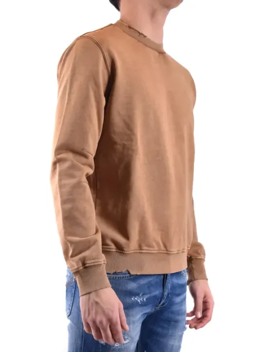 Paolo Pecora Herren Fleece Braun | online kaufen