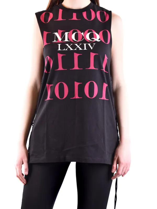 Alexander Mcqueen Damen Tank-Tops Schwarz | online kaufen