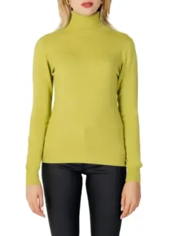 Dunkelgrüner Rollkragenpullover Sandro Ferrone