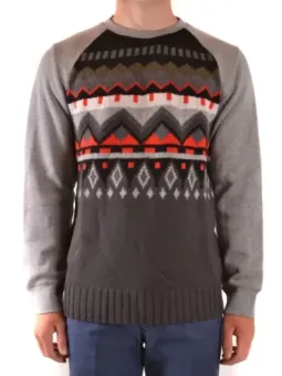 Paolo Pecora Herren Pullover Grau mieten - Flex-Fashion Verleih