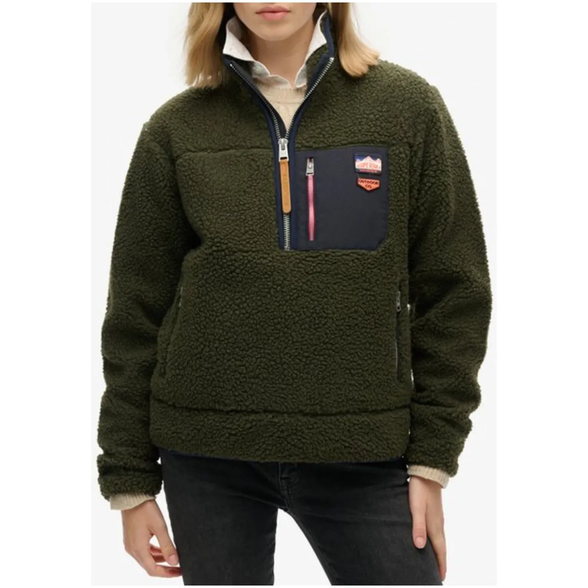 Damen Pullover Grün 489746