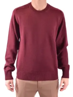 Paolo Pecora Herren Pullover Bordeaux | online kaufen