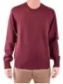 Paolo Pecora Herren Pullover Bordeaux | online kaufen