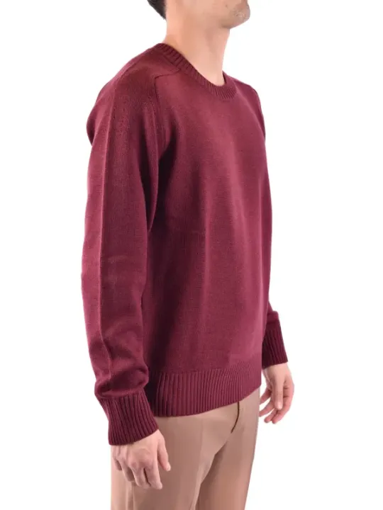 Paolo Pecora Herren Pullover Bordeaux | online kaufen
