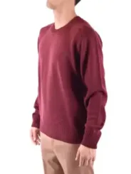 Paolo Pecora Herren Pullover Bordeaux | online kaufen