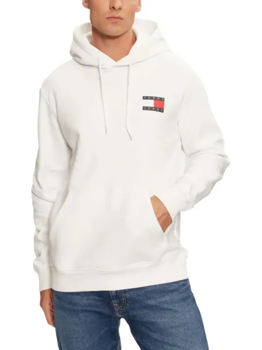 Tommy Hilfiger Jeans Herren Fleece Weiß | online kaufen