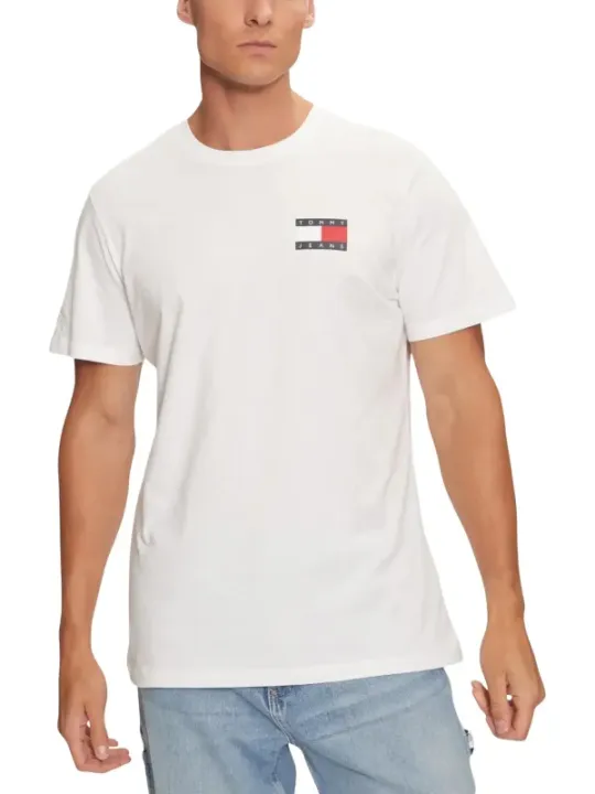 Tommy Hilfiger Jeans Herren T-Shirt Weiß | online kaufen