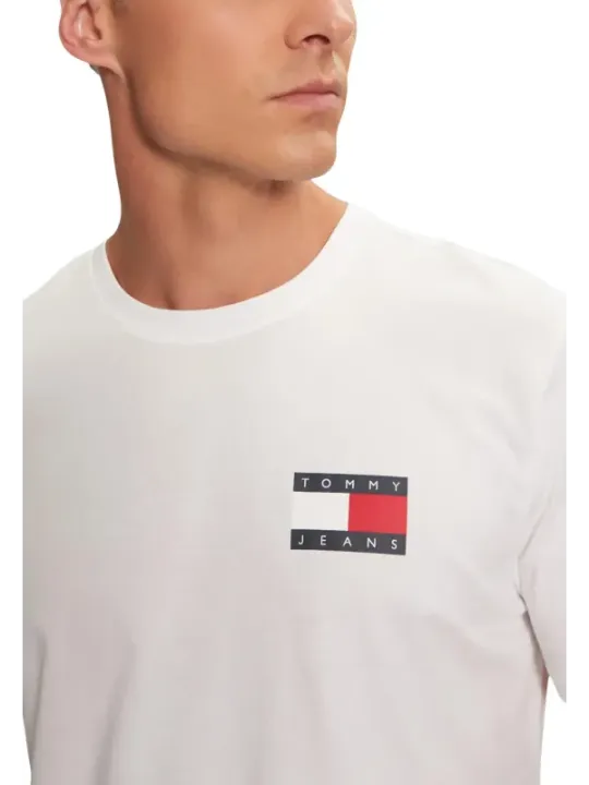 Tommy Hilfiger Jeans Herren T-Shirt Weiß | online kaufen