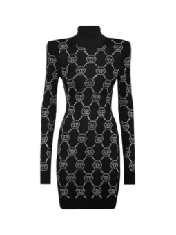 Philipp Plein Damen Kleid Schwarz | online kaufen