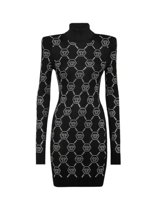 Philipp Plein Damen Kleid Schwarz | online kaufen