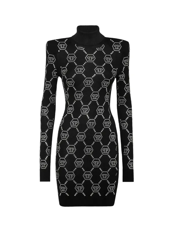 Philipp Plein Damen Kleid Schwarz | online kaufen