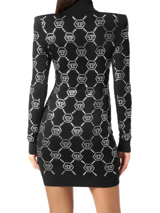 Philipp Plein Damen Kleid Schwarz | online kaufen