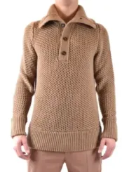 Paolo Pecora Herren Pullover Kamelhaarfarben | online kaufen