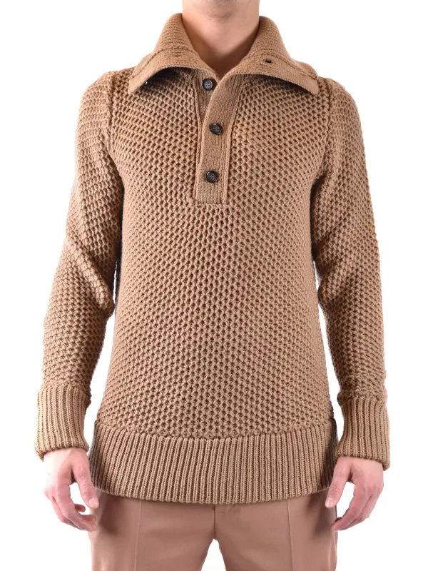 Paolo Pecora Herren Pullover Kamelhaarfarben | online kaufen
