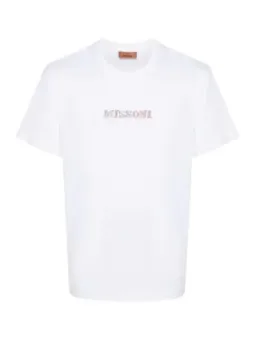 Missoni Herren T-Shirt Weiß | online kaufen