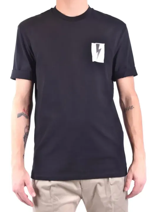 Neil Barrett Herren T-Shirt Schwarz | online kaufen