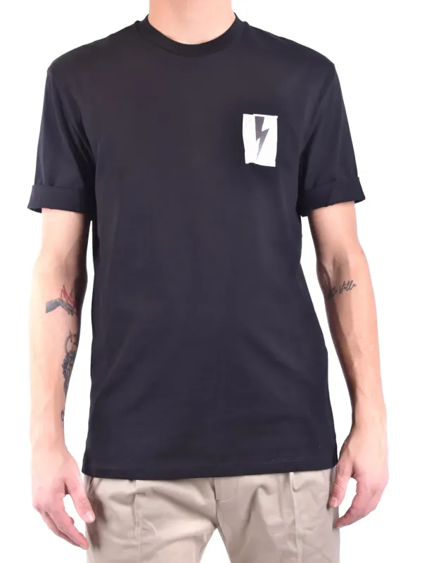 Neil Barrett Herren T-Shirt Schwarz | online kaufen