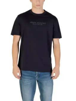 Armani Exchange Herren T-Shirt Blau mieten - Flex-Fashion
